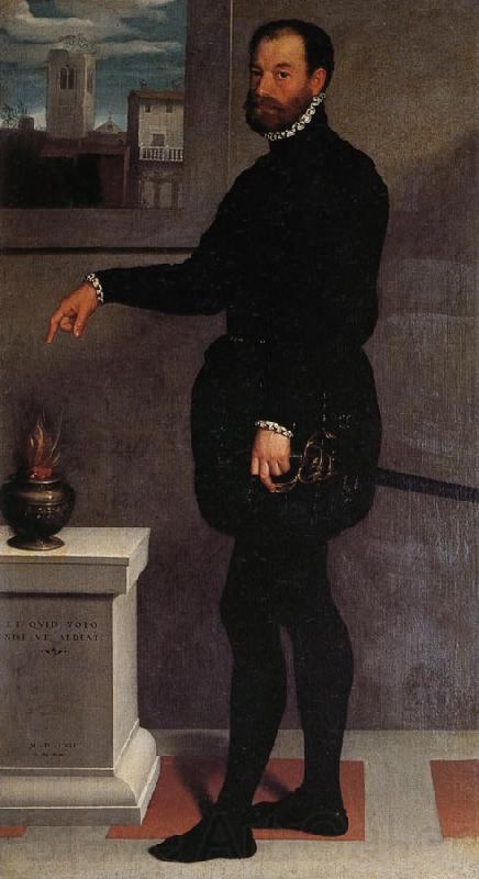 MORONI, Giovanni Battista Portrait of Pietro Secco Suardo France oil painting art